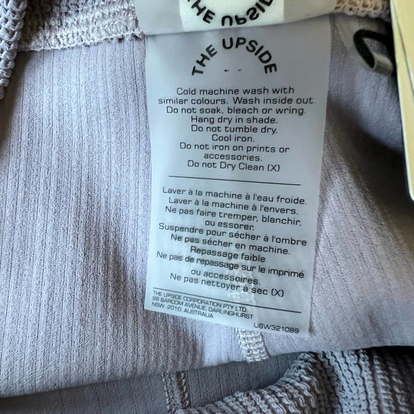 The Upside Jacquard Mini Spin Shorts in Lavender Size Large - Picture 12 of 12